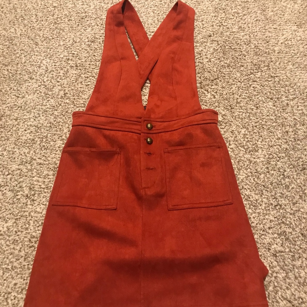 Forever 21 skirt overall thick straps